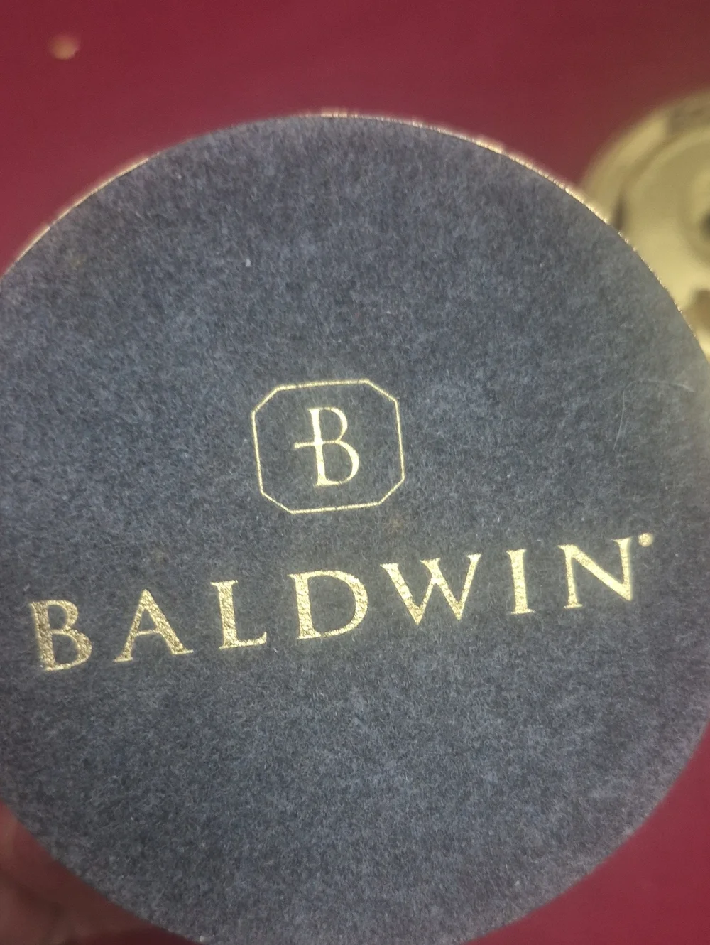 Baldwin Brass Small Pair Candlesticks